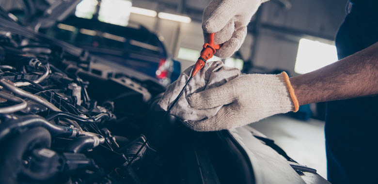 Car Engine Oil Check